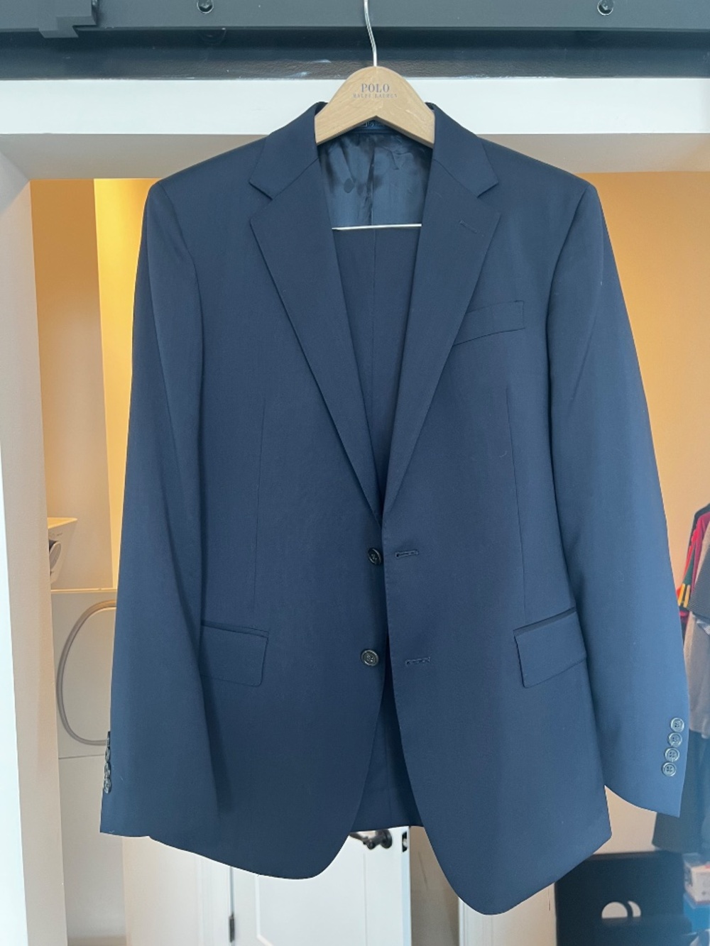 Polo Ralph Lauren Wool Twil Suit 38R - Navy